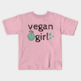 Vegan girl Kids T-Shirt